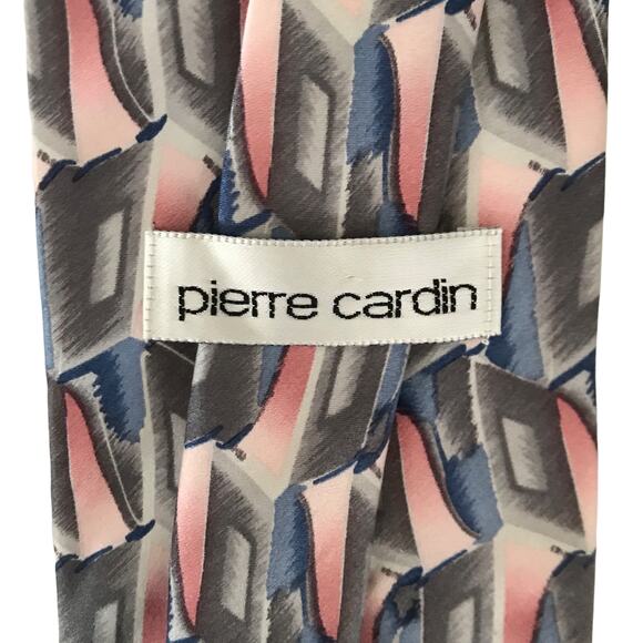 Pierre Cardin Tie Geometric Career Work Business Professional Abstract Multi - Picture 2 of 9